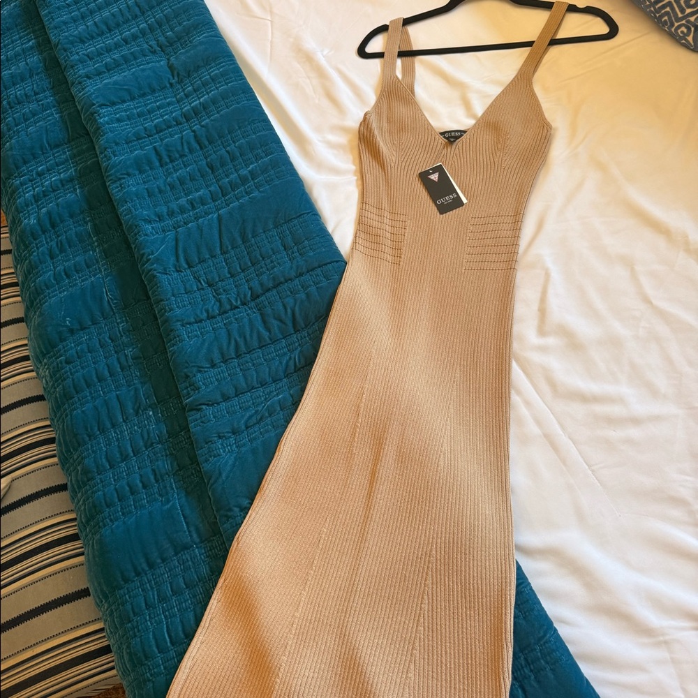 NWT - Guess Ribbed Bodycon Knit sleeveless dress